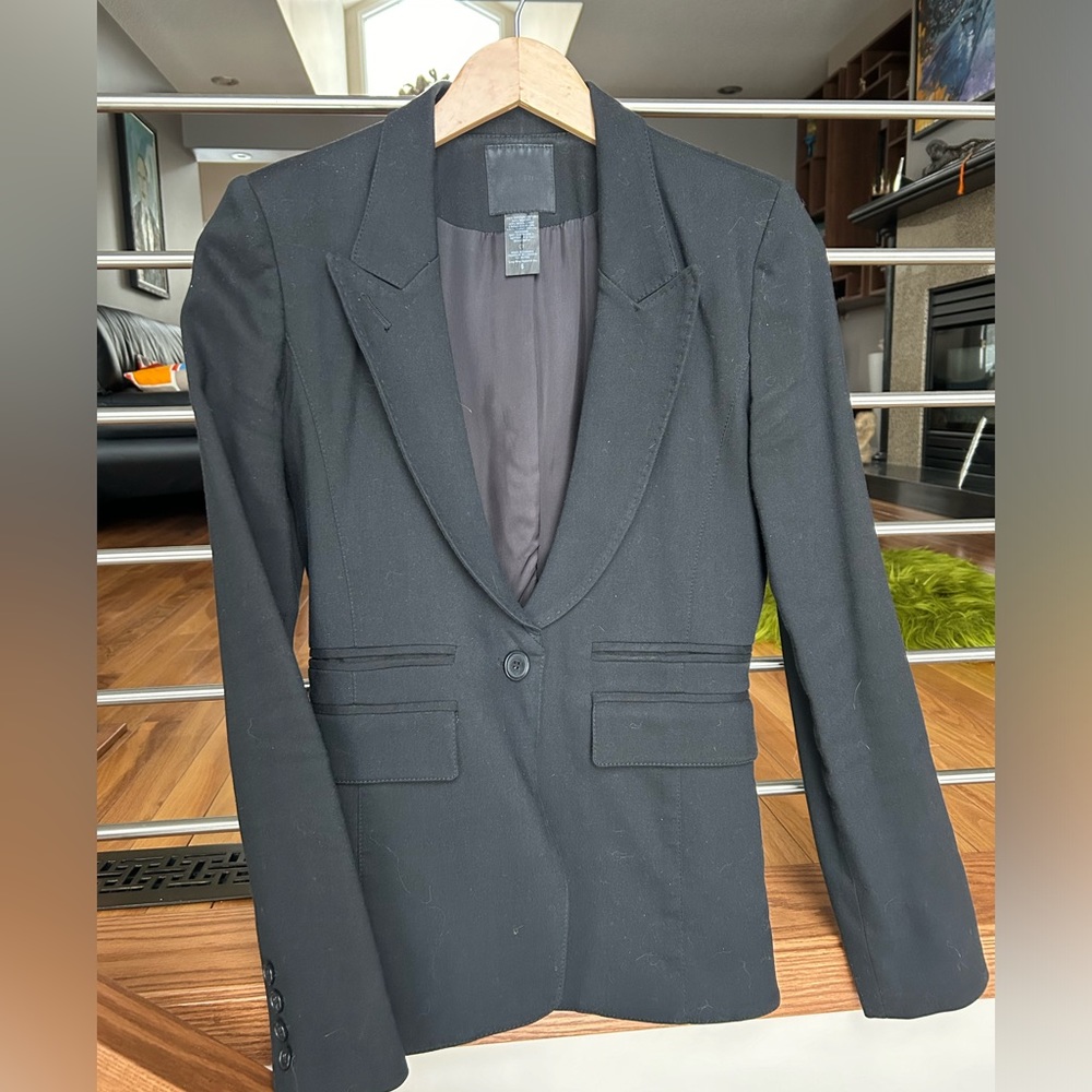 Smythe jacket with classy back fringe